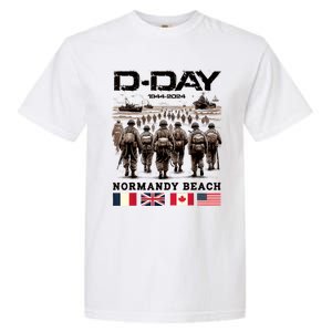 Dday 80th Anniversary Normandy Beach Landing History 1944 Garment-Dyed Heavyweight T-Shirt