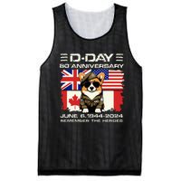 Dday 80th Anniversary Normandy Beachdog D Day Landing Mesh Reversible Basketball Jersey Tank