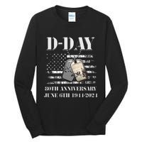 Dday 80th Anniversary June 6th 1944 2024 Normandy Landing Tall Long Sleeve T-Shirt