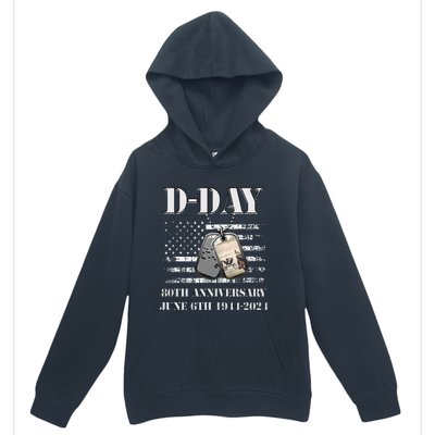 Dday 80th Anniversary June 6th 1944 2024 Normandy Landing Urban Pullover Hoodie