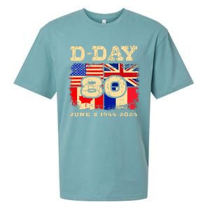 Dday 80th Anniversary Normandy Honoring Those Who Gave All Sueded Cloud Jersey T-Shirt