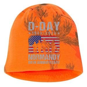 Dday 80th Anniversary 19442024 Normandy Us Flag Kati - Camo Knit Beanie