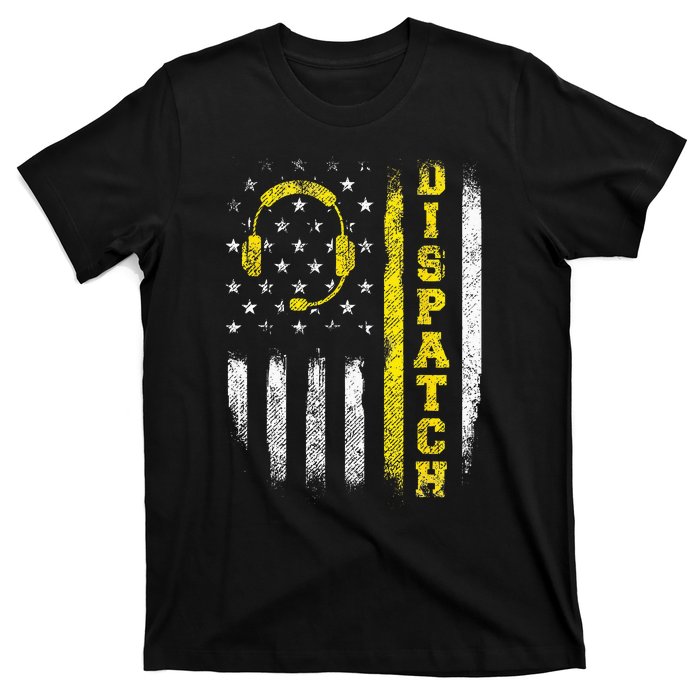 Dispatch 911 Dispatcher First Responder Emergency Call USA T-Shirt