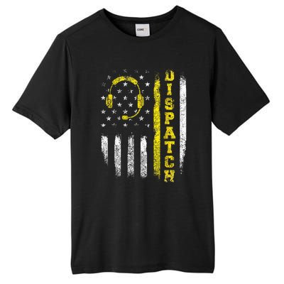 Dispatch 911 Dispatcher First Responder Emergency Call USA Tall Fusion ChromaSoft Performance T-Shirt