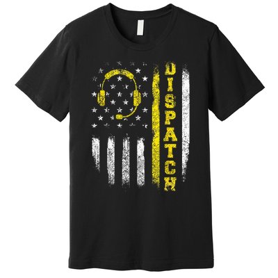 Dispatch 911 Dispatcher First Responder Emergency Call USA Premium T-Shirt