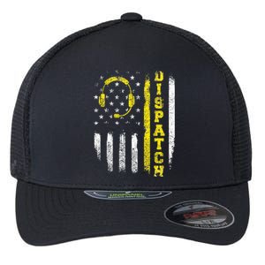 Dispatch 911 Dispatcher First Responder Emergency Call USA Flexfit Unipanel Trucker Cap