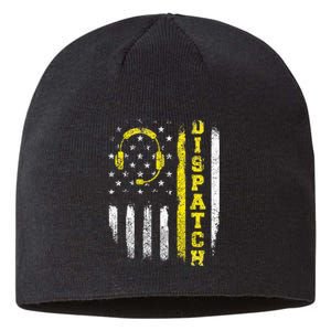 Dispatch 911 Dispatcher First Responder Emergency Call USA Sustainable Beanie