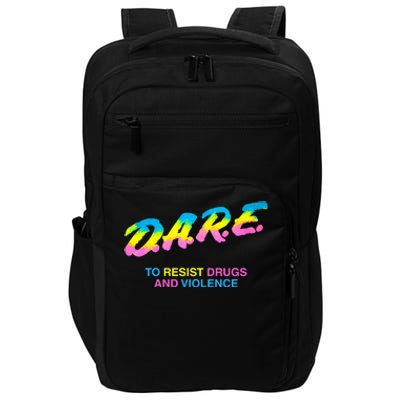 Dare 90s Drugs Gift Impact Tech Backpack