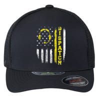Dispatch 911 Dispatcher First Responder Emergency Call USA Flexfit Unipanel Trucker Cap