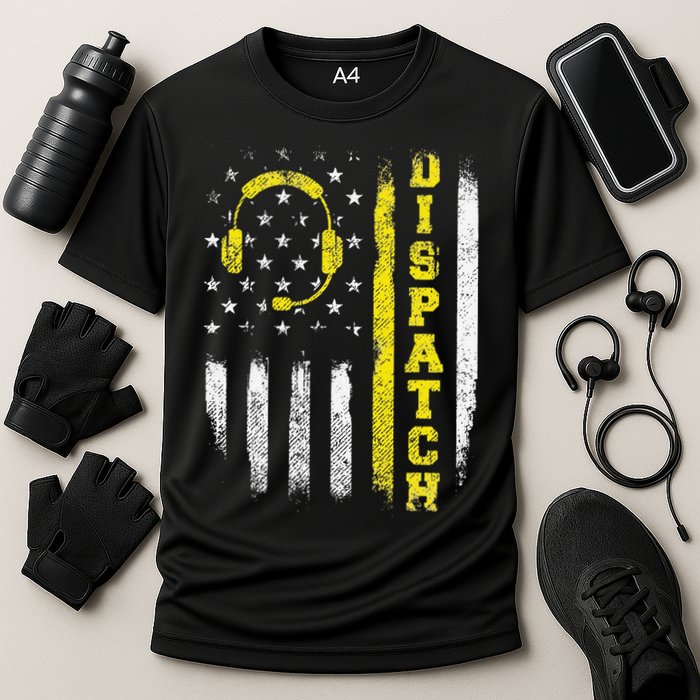 Dispatch 911 Dispatcher First Responder Emergency Call USA Performance Shirt