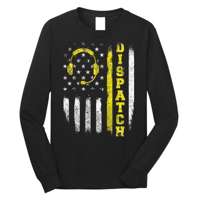 Dispatch 911 Dispatcher First Responder Emergency Call USA Long Sleeve Shirt