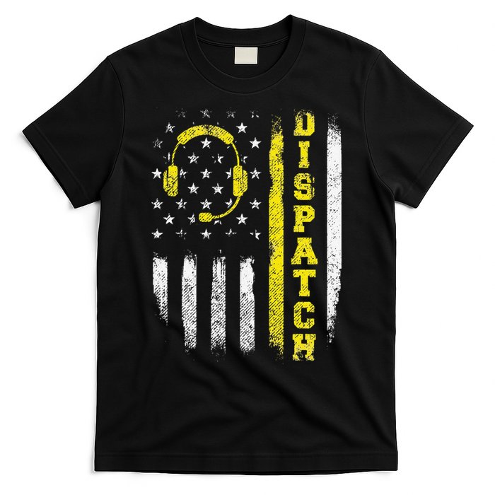 Dispatch 911 Dispatcher First Responder Emergency Call USA T-Shirt