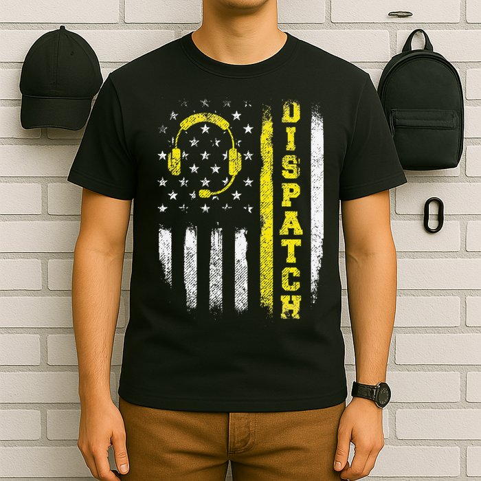 Dispatch 911 Dispatcher First Responder Emergency Call USA T-Shirt