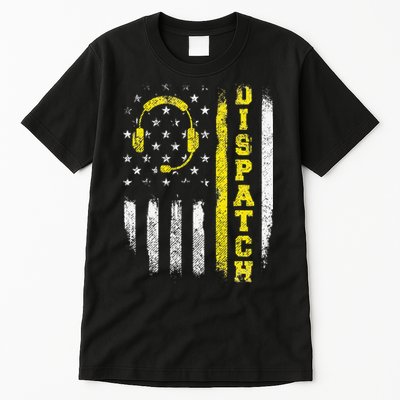 Dispatch 911 Dispatcher First Responder Emergency Call USA Tall T-Shirt