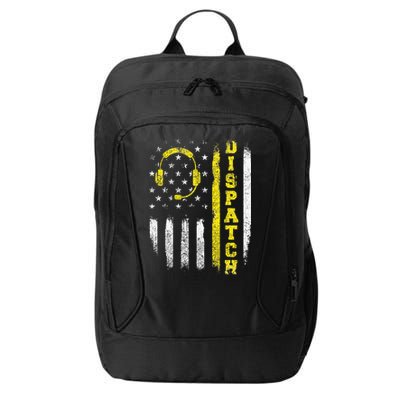 Dispatch 911 Dispatcher First Responder Emergency Call USA City Backpack