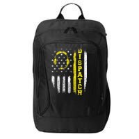 Dispatch 911 Dispatcher First Responder Emergency Call USA City Backpack