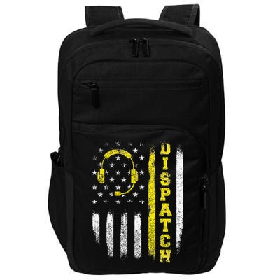 Dispatch 911 Dispatcher First Responder Emergency Call USA Impact Tech Backpack