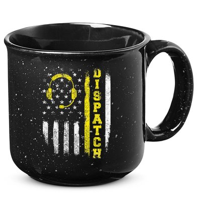 Dispatch 911 Dispatcher First Responder Emergency Call USA 15oz Campfire Ceramic Mug