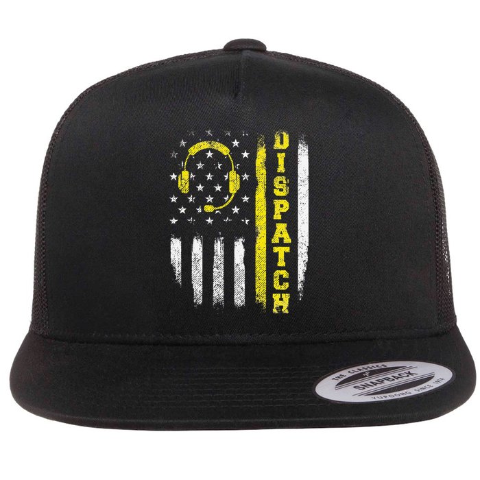 Dispatch 911 Dispatcher First Responder Emergency Call USA Flatbill Hat
