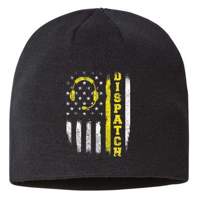 Dispatch 911 Dispatcher First Responder Emergency Call USA Sustainable Beanie