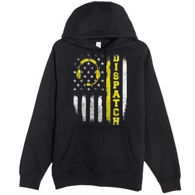 Dispatch 911 Dispatcher First Responder Emergency Call USA Premium Pullover Hoodie