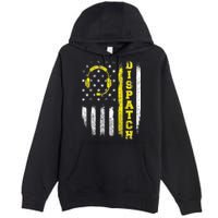 Dispatch 911 Dispatcher First Responder Emergency Call USA Premium Pullover Hoodie