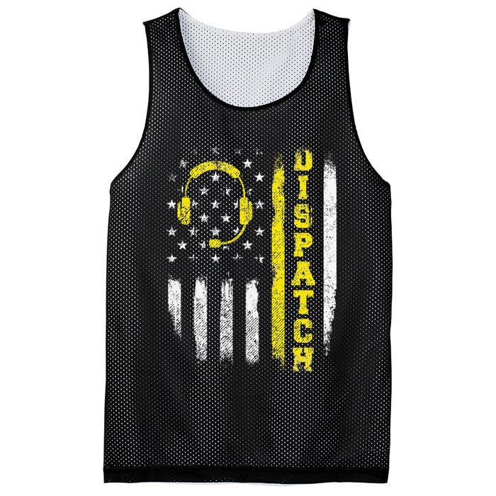 Dispatch 911 Dispatcher First Responder Emergency Call USA Mesh Reversible Basketball Jersey Tank