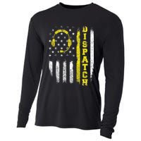 Dispatch 911 Dispatcher First Responder Emergency Call USA Cooling Performance Long Sleeve Crew