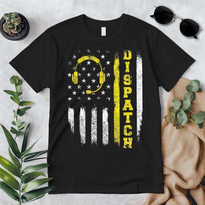 Dispatch 911 Dispatcher First Responder Emergency Call USA Premium T-Shirt