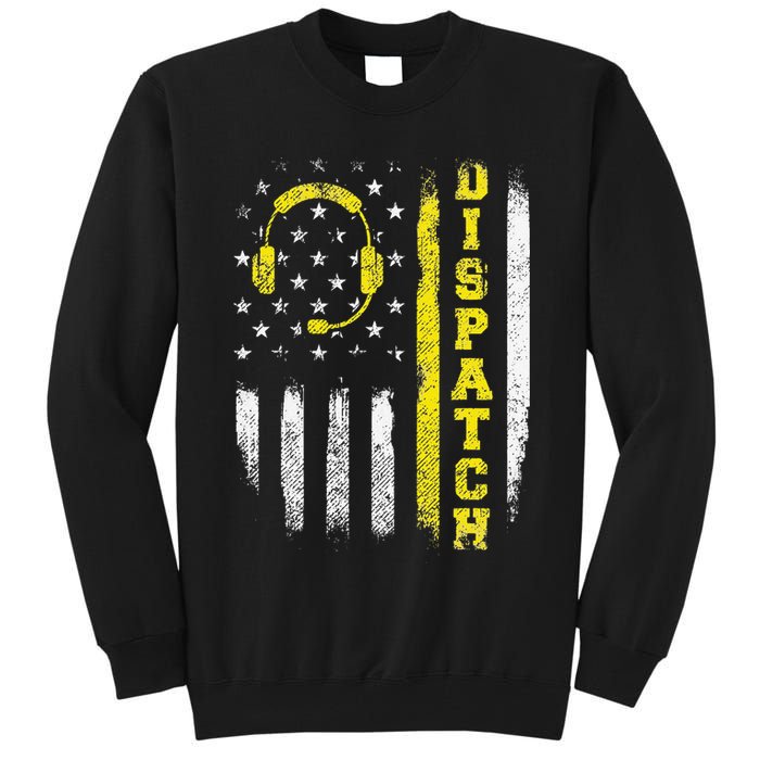 Dispatch 911 Dispatcher First Responder Emergency Call USA Tall Sweatshirt