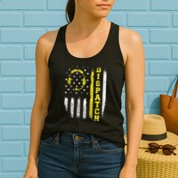 Dispatch 911 Dispatcher First Responder Emergency Call USA Womens Tank Top