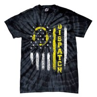 Dispatch 911 Dispatcher First Responder Emergency Call USA Tie-Dye T-Shirt