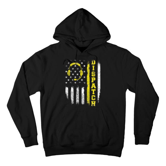 Dispatch 911 Dispatcher First Responder Emergency Call USA Tall Hoodie