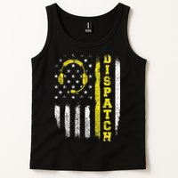 Dispatch 911 Dispatcher First Responder Emergency Call USA Tank Top