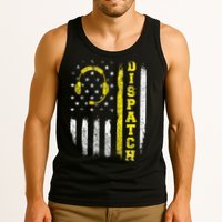 Dispatch 911 Dispatcher First Responder Emergency Call USA Tank Top