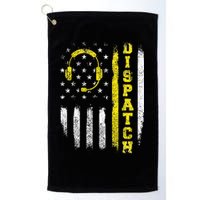 Dispatch 911 Dispatcher First Responder Emergency Call USA Golf Towel