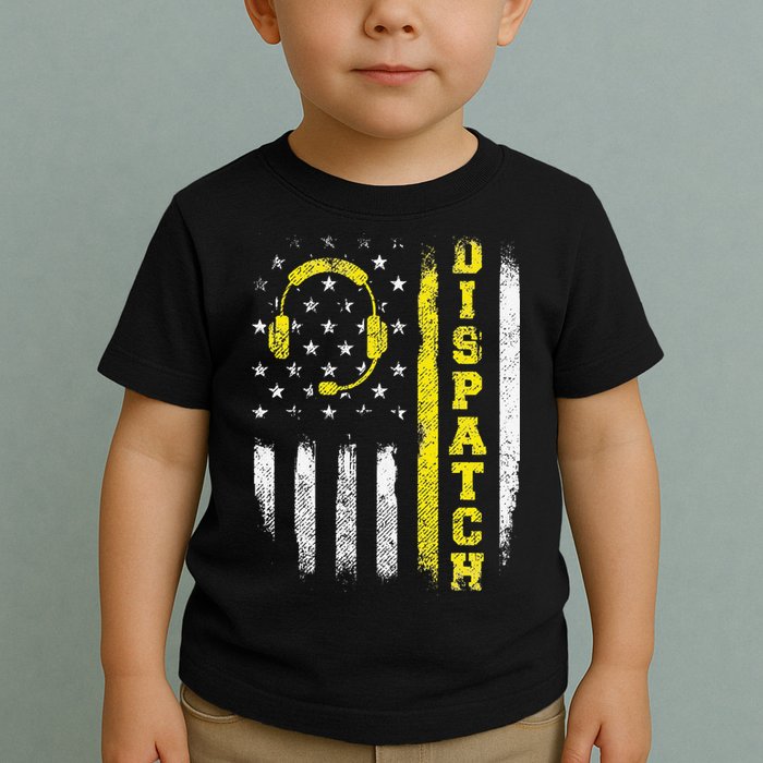 Dispatch 911 Dispatcher First Responder Emergency Call USA Toddler T-Shirt