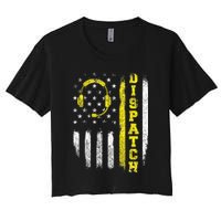 Dispatch 911 Dispatcher First Responder Emergency Call USA Crop Top