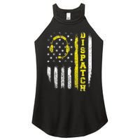 Dispatch 911 Dispatcher First Responder Emergency Call USA Women's Perfect Tri Rocker Tank