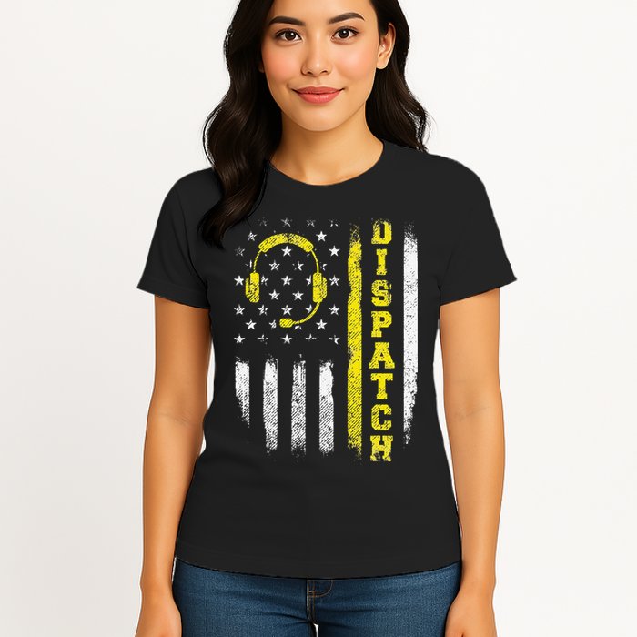 Dispatch 911 Dispatcher First Responder Emergency Call USA Womens T-Shirt