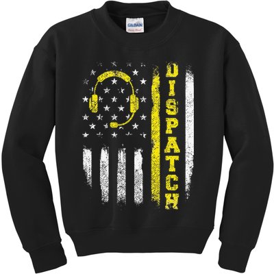 Dispatch 911 Dispatcher First Responder Emergency Call USA Kids Sweatshirt