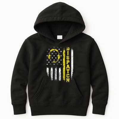 Dispatch 911 Dispatcher First Responder Emergency Call USA Kids Hoodie