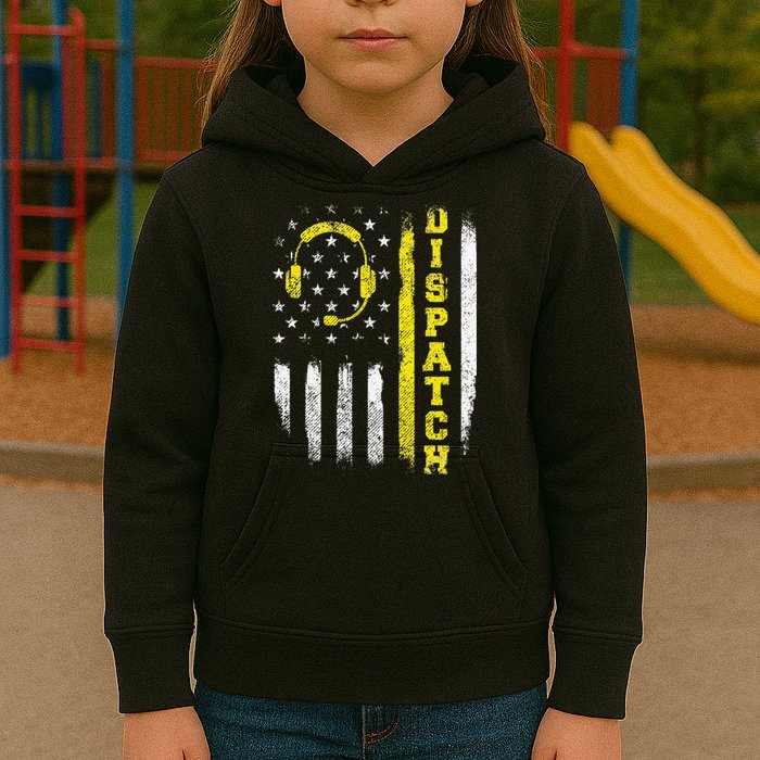 Dispatch 911 Dispatcher First Responder Emergency Call USA Kids Hoodie