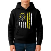 Dispatch 911 Dispatcher First Responder Emergency Call USA Kids Hoodie