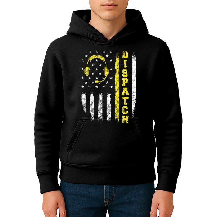 Dispatch 911 Dispatcher First Responder Emergency Call USA Kids Hoodie