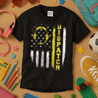 Dispatch 911 Dispatcher First Responder Emergency Call USA Kids T-Shirt