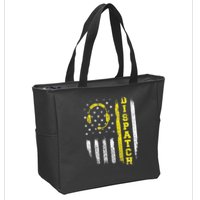 Dispatch 911 Dispatcher First Responder Emergency Call USA Zip Tote Bag