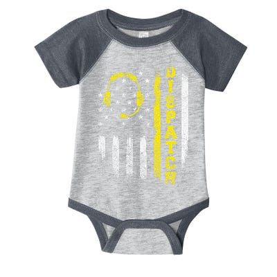 Dispatch 911 Dispatcher First Responder Emergency Call USA Infant Baby Jersey Bodysuit