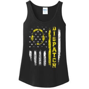 Dispatch 911 Dispatcher First Responder Emergency Call Usa Ladies Essential Tank