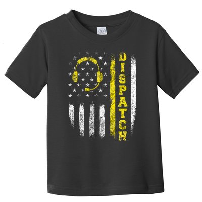 Dispatch 911 Dispatcher First Responder Emergency Call Usa Toddler T-Shirt